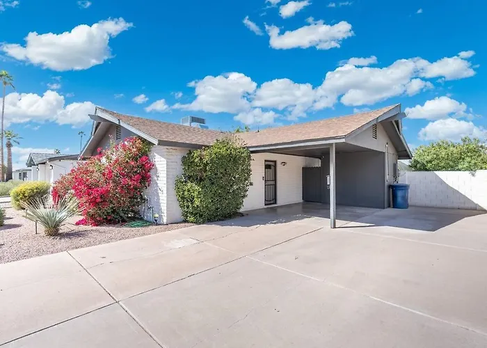 Сasa de vacaciones Mid-century 3br Near Banner & Asu - Extended Tempe